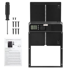 SWANEW Automatische Hühnerklappe mit Timer/Manuell/Anti-Tamper Modus, elektrische Hühnerklappe, LED Display, Intelligenter Einklemmschutz Automatisch Hühnertür, Türöffner für Hühnerstall