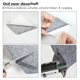 SWANEW Filz Selbstklebend, Filzgleiter, Filzplatte, für Van Innenraum