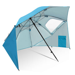 2 in 1 Sonnenschirm Alu Strandschirm 