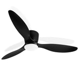 SWANEW Deckenventilator Mit Beleuchtung, 132cm, LED Ventilator Deckenlampe, Umkehrsfunktion, 6 Geschwindigkeiten