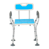 SWANEW 3 in 1 Duschhocker & Toilettenstuhl für Senioren, 36-52cm Höhenverstellbar Toilettensicherheits,Rahmen erhöhter Toilettensitz Badhocker für Erwachsene