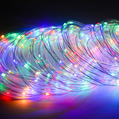 SWANEW 10 Meter LED Lichterschlauch Außen, Wasserfest LED Schlauch, mit Fernbedienung & Timer, Dimmbar & Memory-Funktion, IP65 [Energieklasse F]