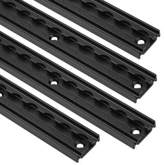 SWANEW 4-12x 1M Airlineschienen, Airlineschiene mit 8 Doppelhaken, für Transporter, Wohnwagen, LKWS