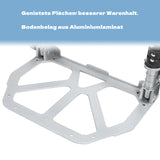 SWANEW Treppensteiger sackkarre klappbar, bis 75kg, Transportkarre extra Langer Teleskopgriff 100 cm, Aluminium treppensackkarre