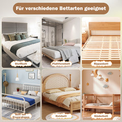 SWANEW Bettgitter Rausfallschutz Klappbar, 120/150/180cm, Höhenverstellbar, Bettschutzgitter, Tragbar Kinderbettgitter