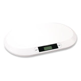 SWANEW Babywaage Flach Digitalwaage Stillwaage Tierwaage, fuer Neugeborene bis 20kg mit LCD-Display, Weiss (56cm x 35cm x 4.5cm)¡­