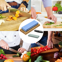 SWANEW Schleifstein Abziehstein Wetzstein Doppelseitig Messerschärfer 1000/6000