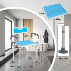 3 in 1 Duschhocker & Toilettenstuhl für Senioren