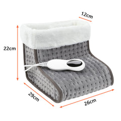 SWANEW Fußwärmer, Waschbarem, mit 10 Temperaturstufen, 45/90/120 Minuten Timer, Elektrische Fußheizung geeignet bis Schuhgröße 46