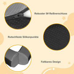 SWANEW Faltbarer Bettgitter, Bettschutzgitter für Kinder, Rausfallschutz