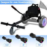 SWANEW Hoverboard Sitz, Kart Erweiterung für 6.5-10 Zoll Hoverboards, Sitzscooter Kartsitz