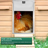SWANEW Hühnerklappe Automatische Hühnertür Mit Fernsteuerung, für sichere Hühnerhaltung, Multi-Modi-hühnerklappe, 30x60cm