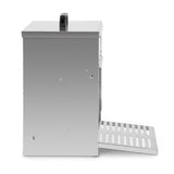 SWANEW Futterautomat Hühner mit Trittplatte, Deckel, 5kg verzinkt, Futterspender Hühner, Hühner Zubehör