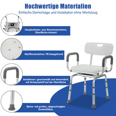 Duschstuhl 360° Drehbarer