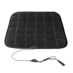 SWANEW Auto Sitzheizung, Auto Rücksitzheizung Matten mit Schalter 12V PKW KFZ getrennt carbonheizmatte Heizstufen