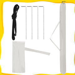 SWANEW Sonnenschirm, Strandmuschel, Strandschirm, 210cm, windfest, faltbar