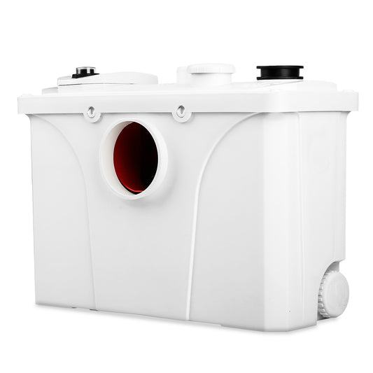 SWANEW 700W Hebeanlage, 190L/min Schmutzwasserpumpen mit niedrigem Geräusch (39dB), Kleinhebeanlage, 4 in 1 Schmutzwasserpumpen