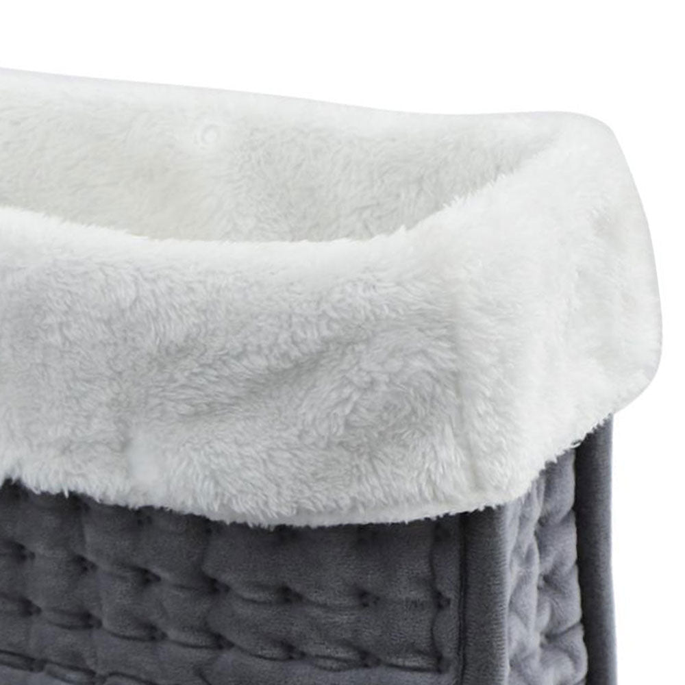 SWANEW Fußwärmer, Waschbarem, mit 10 Temperaturstufen, 45/90/120 Minuten Timer, Elektrische Fußheizung geeignet bis Schuhgröße 46