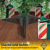 SWANEW Künstlicher Weihnachtsbaum, PVC Schwer Entflammbar, mit ständer, Weihnachtsdeko