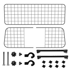 SWANEW Hundegitter Auto, Kofferraumgitter, Ausziehbar verstellbar