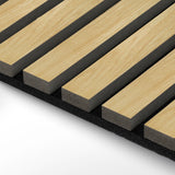 SWANEW Akustikpaneele Holz, 120x60cm, 0,72㎡, Holzpaneele, 3D Wandpaneele Akustik