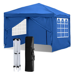 SWANEW Faltpavillon 3×3 m wasserdicht – Pop-Up Pavillon mit UV-Schutz, höhenverstellbares Partyzelt Gartenzelt für Garten, Camping, Markt & Events