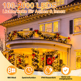 SWANEW LED lichterkette, Außen IP44 lichterketten, Baum Beleuchtung, Weihnachten Deko