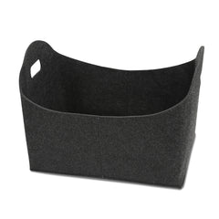 SWANEW Filzkorb Kaminholz Feuerholzkorb, Filztasche Holzkorb, Gross 44 * 31 * 34cm