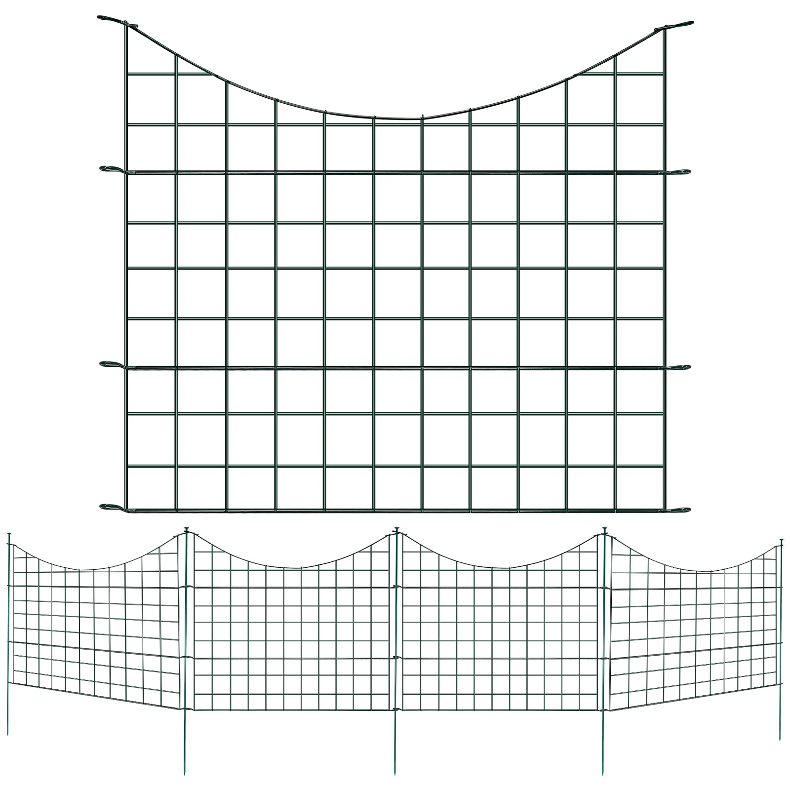 Teichzaun Gartenzaun Steckzaun