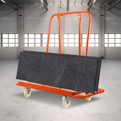 SWANEW Plattenwagen, Transportwagen, Tragkraft bis 680kg, für Gipskartonplatten, Holzplatten