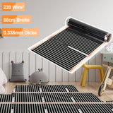 SWANEW Infrarot Heizfolie, Elektrische Fußbodenheizung, 220W/㎡