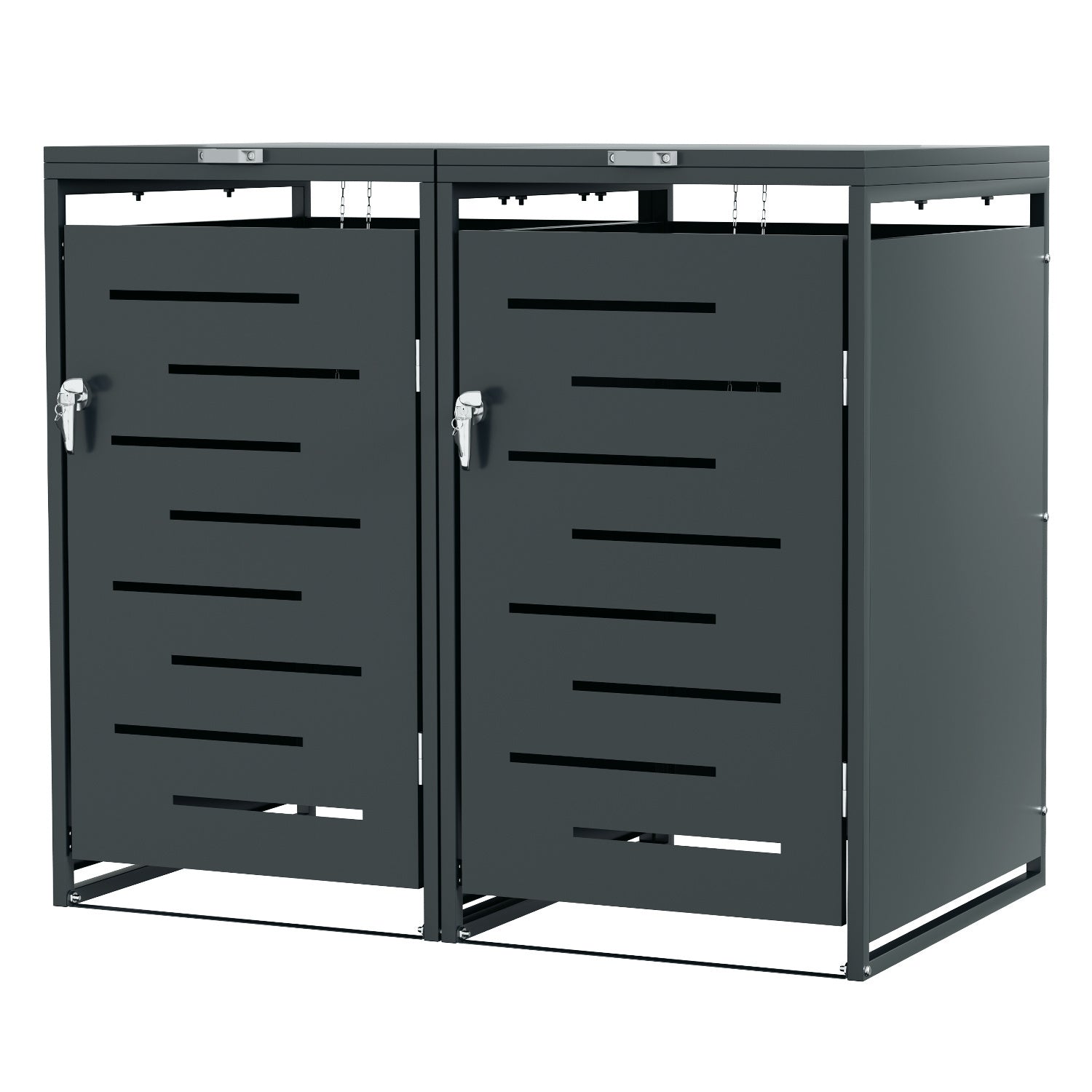 SWANEW Mülltonnenbox 120L-240 L 