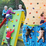SWANEW 25 Stück Klettergriffe Kletterwände Klettersteine Kinder Outdoor bis 200 kg