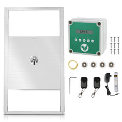 SWANEW Hühnerklappe Automatische Hühnertür Mit Fernsteuerung, für sichere Hühnerhaltung, Multi-Modi-hühnerklappe, 30x60cm