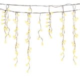 SWANEW LED Eisregen lichterkette, 5m/10m/15m LED Lichtervorhang, IP44 Außen weihnachtsbeleuchtung