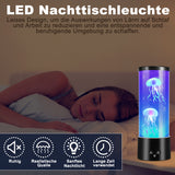 SWANEW LED Quallenlampe, RGB Lavalampe, mit Fernsteuerung, Nachtlicht
