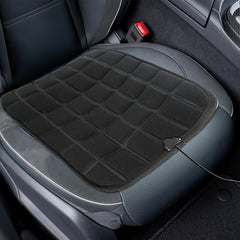 SWANEW Auto Sitzheizung, Auto Rücksitzheizung Matten mit Schalter 12V PKW KFZ getrennt carbonheizmatte Heizstufen