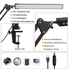 LED Schreibtischlampe, 10W 