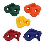 SWANEW 25 Stück Klettergriffe Kletterwände Klettersteine Kinder Outdoor bis 200 kg