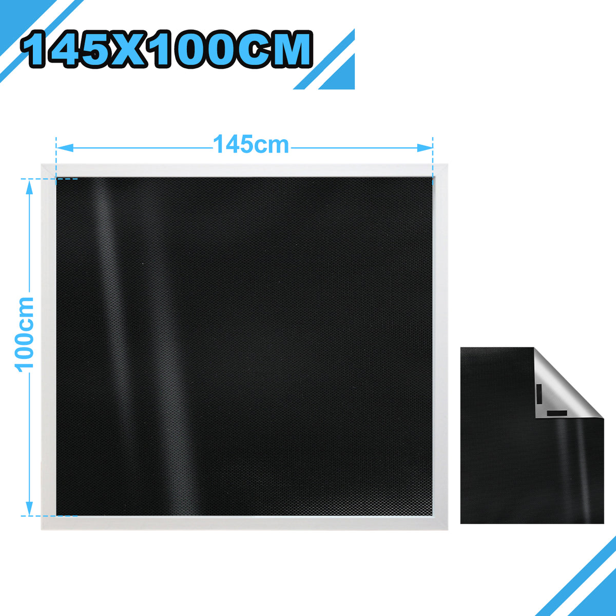 SWANEW Fenster Verdunkelung, Fenster Abdunkeln, Dachfenster Verdunkelung, ohne Bohren, 100-300cm