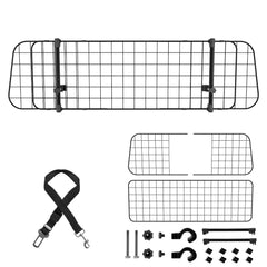 SWANEW Hundegitter Auto, Kofferraumgitter, Ausziehbar verstellbar