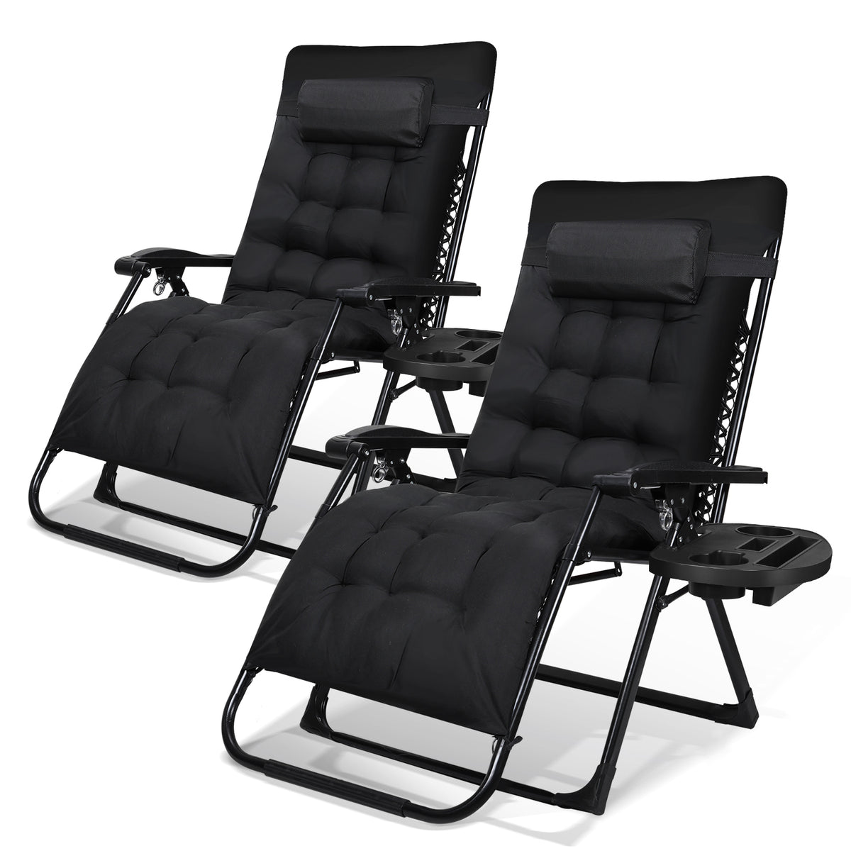 SWANEW Sonnenliege, Liegestuhl, klappbar Gartenstuhl, Relaxsessel Liege