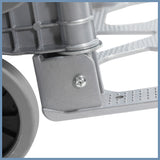 SWANEW Treppensteiger sackkarre klappbar, bis 75kg, Transportkarre extra Langer Teleskopgriff 100 cm, Aluminium treppensackkarre