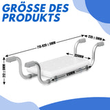 SWANEW Badewannensitz bis 136Kg Dusche Sitz Badesitz Wannensitz