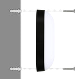 SWANEW 15W LED Außenleuchte Wandleuchte Außenwandleuchte 4000K Neutralweiß IP54 wasserdicht