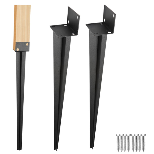 SWANEW Bodenhülse Einschlaghülse, Pfostenträger zum Einschlagen, Bodendübel