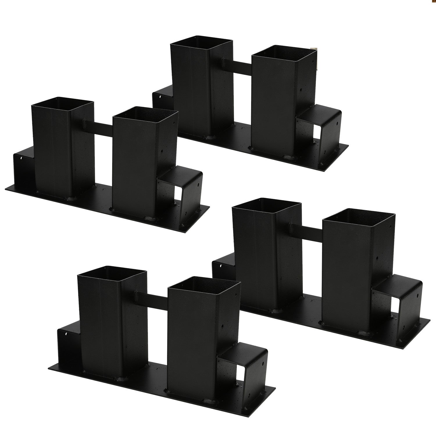 SWANEW Holzstapelhilfe, stabile Holz Stapelhilfe, Brennholz Stapelhilfe, Holzstapelhalter, Kaminholz, Gestell Holz