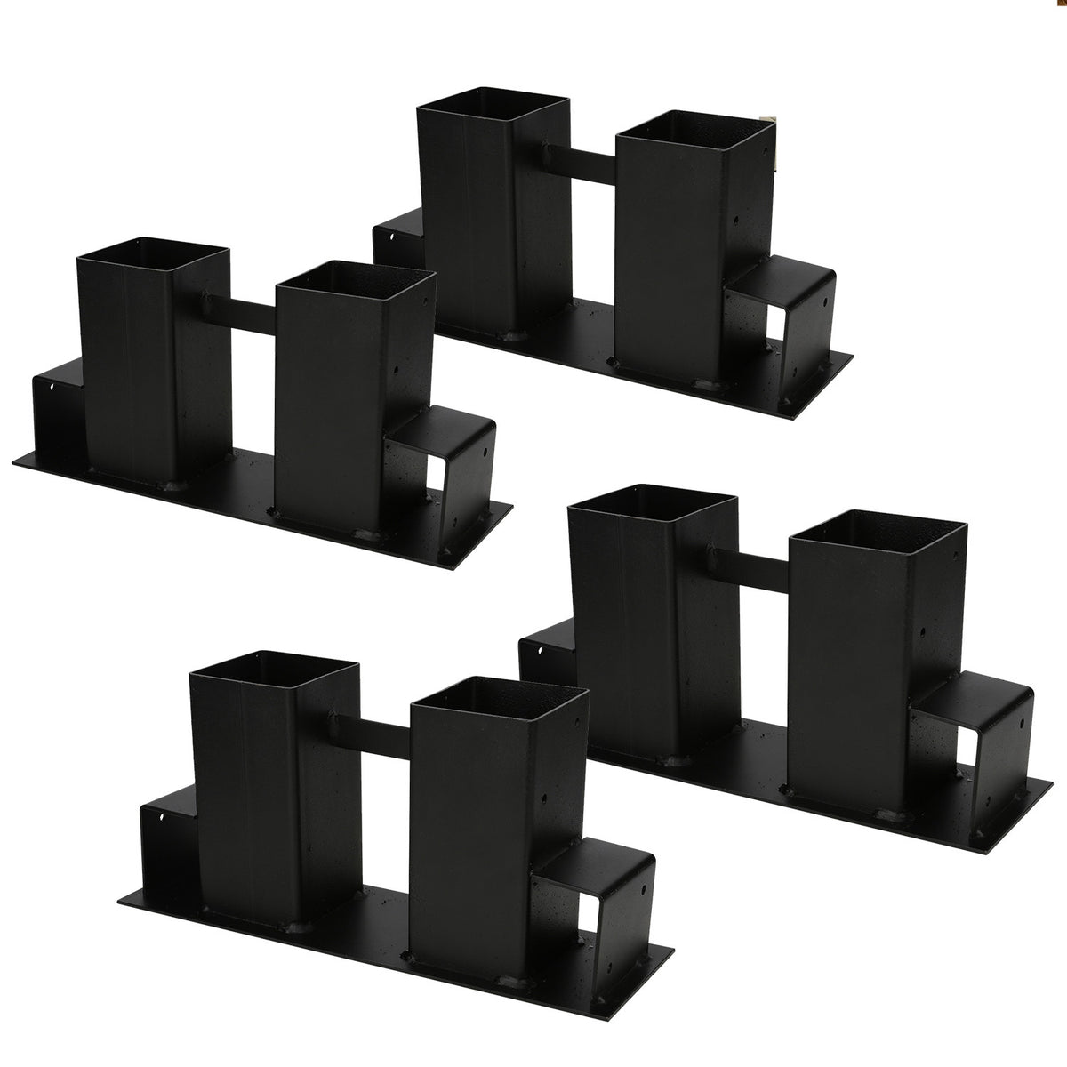 SWANEW Holzstapelhilfe, stabile Holz Stapelhilfe, Brennholz Stapelhilfe, Holzstapelhalter, Kaminholz, Gestell Holz