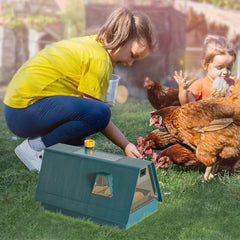 SWANEW 10 Eier Brutmaschine Vollautomatisch, Brutautomat Vollautomatisch Hühner mit Feuchtigkeitsüberwachung und Automatischer Eierrotation