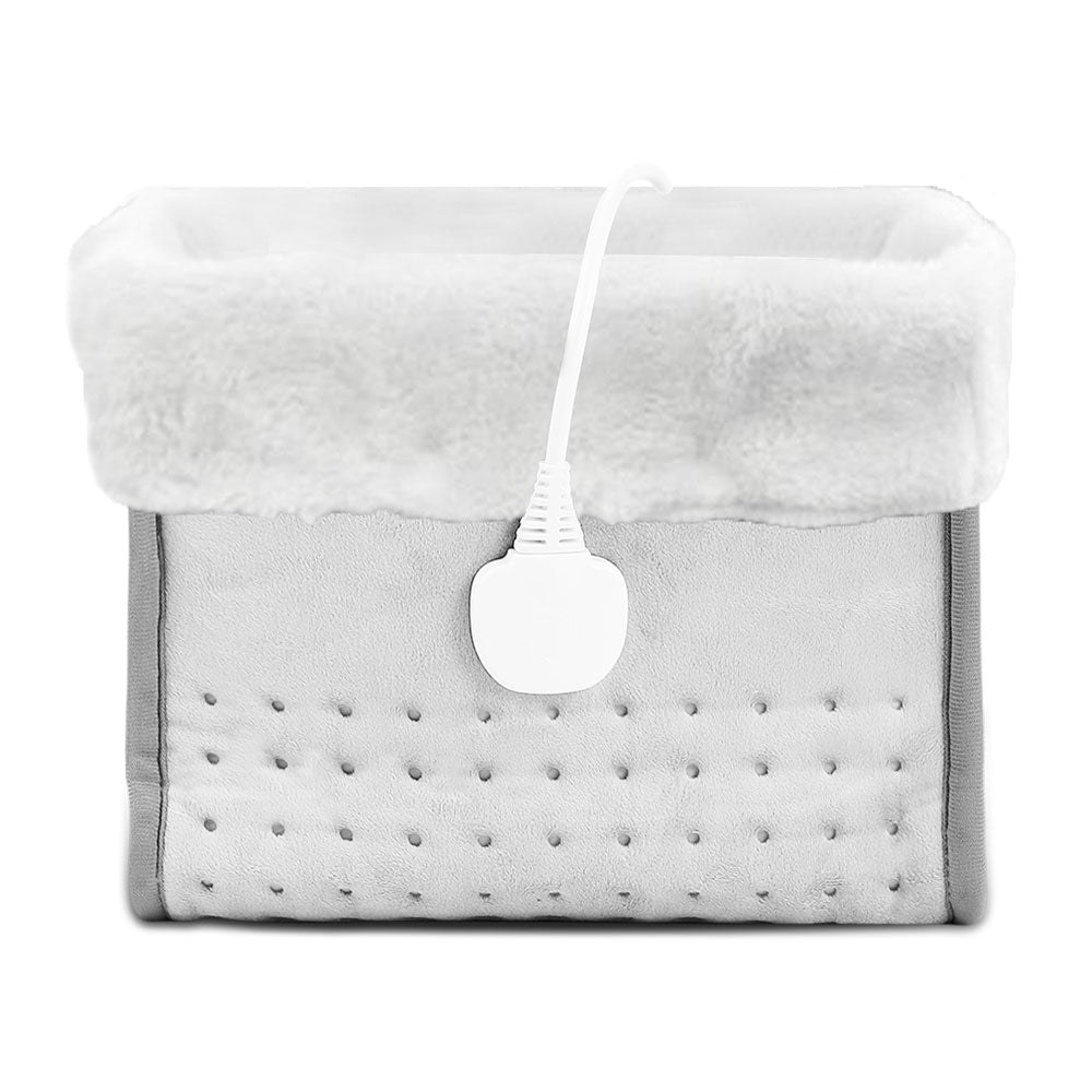 SWANEW Fußwärmer, Waschbarem, mit 10 Temperaturstufen, 45/90/120 Minuten Timer, Elektrische Fußheizung geeignet bis Schuhgröße 46